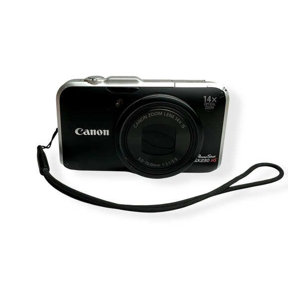 Canon PowerShot SX230 HS 12.1 MP Black Digital Camera 14x Optical Zoom Full HD - Picture 16 of 16